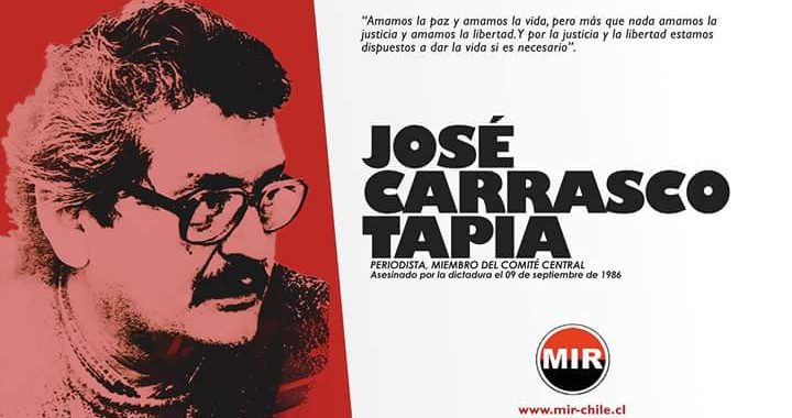 Honor y gloria a José Carrasco Tapia