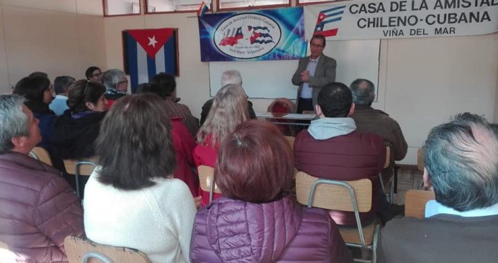 El MIR y la JRME, presentes en el encuentro interegional del Movimiento de Solidaridad con Cuba en Chile.